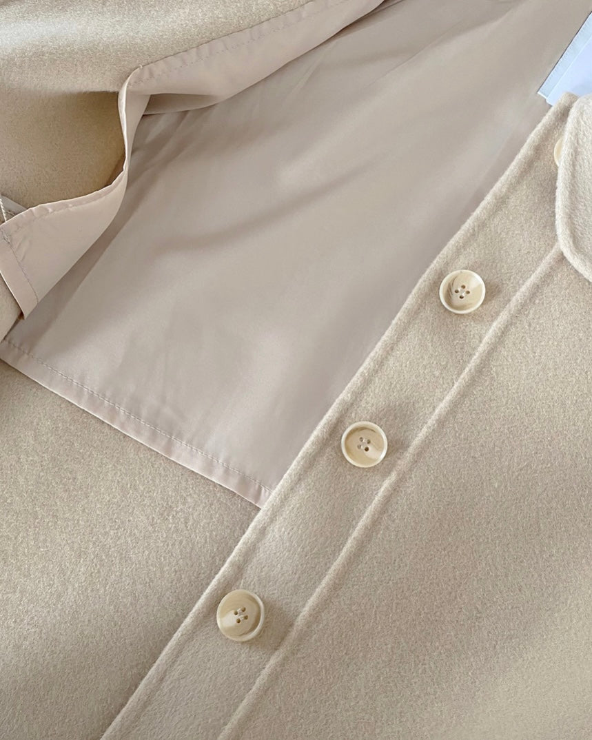 Laura 80% Wool Short Coat