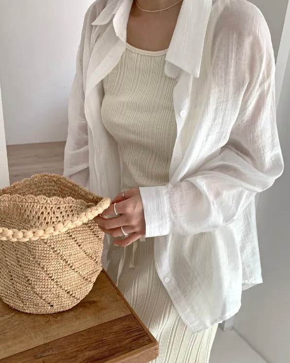 Heaven Back Ribbon Shirt