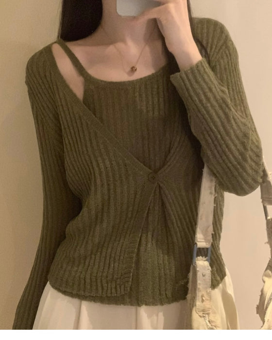 Lucifer Sheer Knitted Top