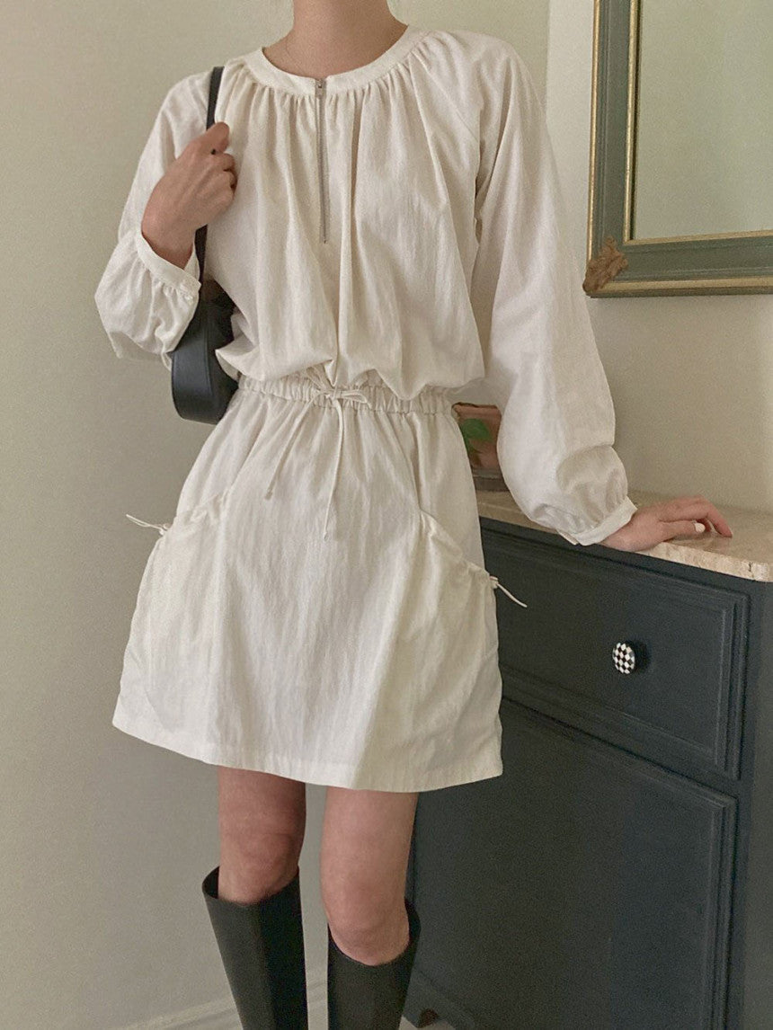 [ Pre-order ] Mine Cargo String Dress