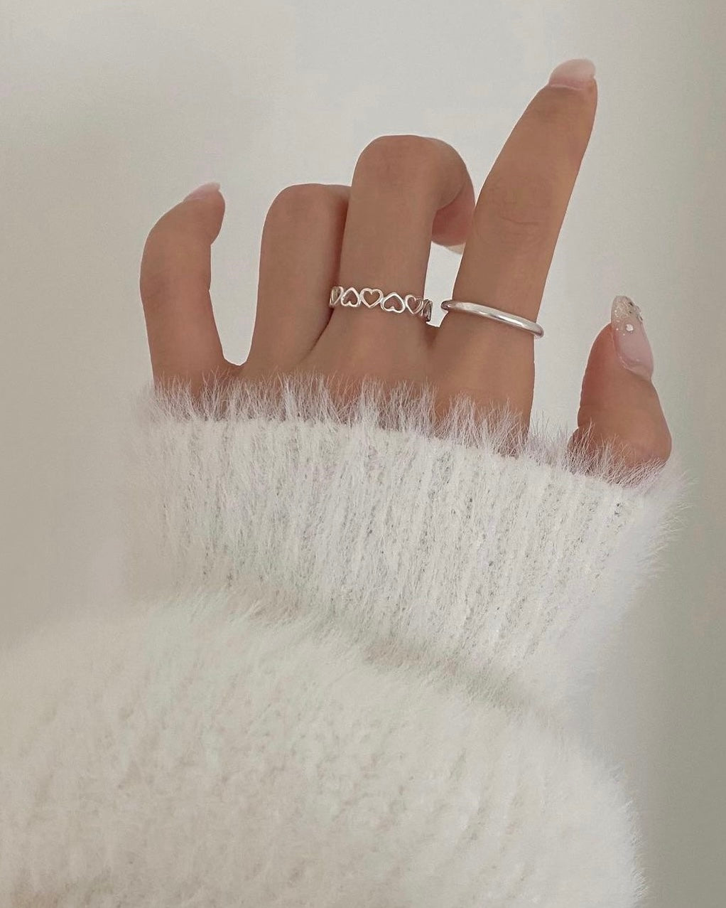Heart Silver Ring