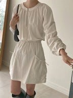 [ Pre-order ] Mine Cargo String Dress