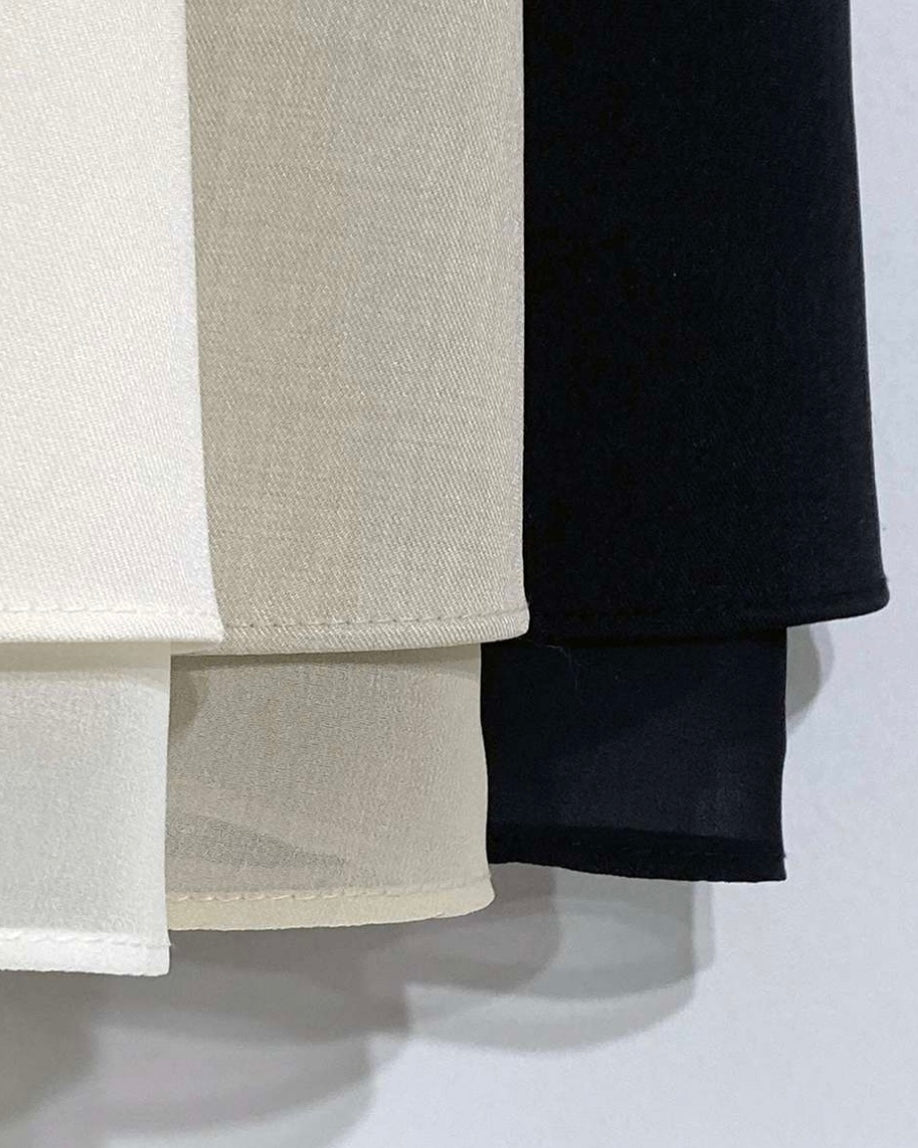 Ribbon Banding Mini Skirt