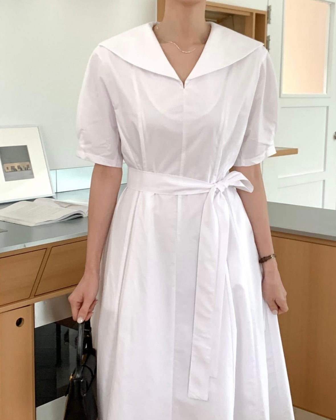 Sailor Cotton Dress