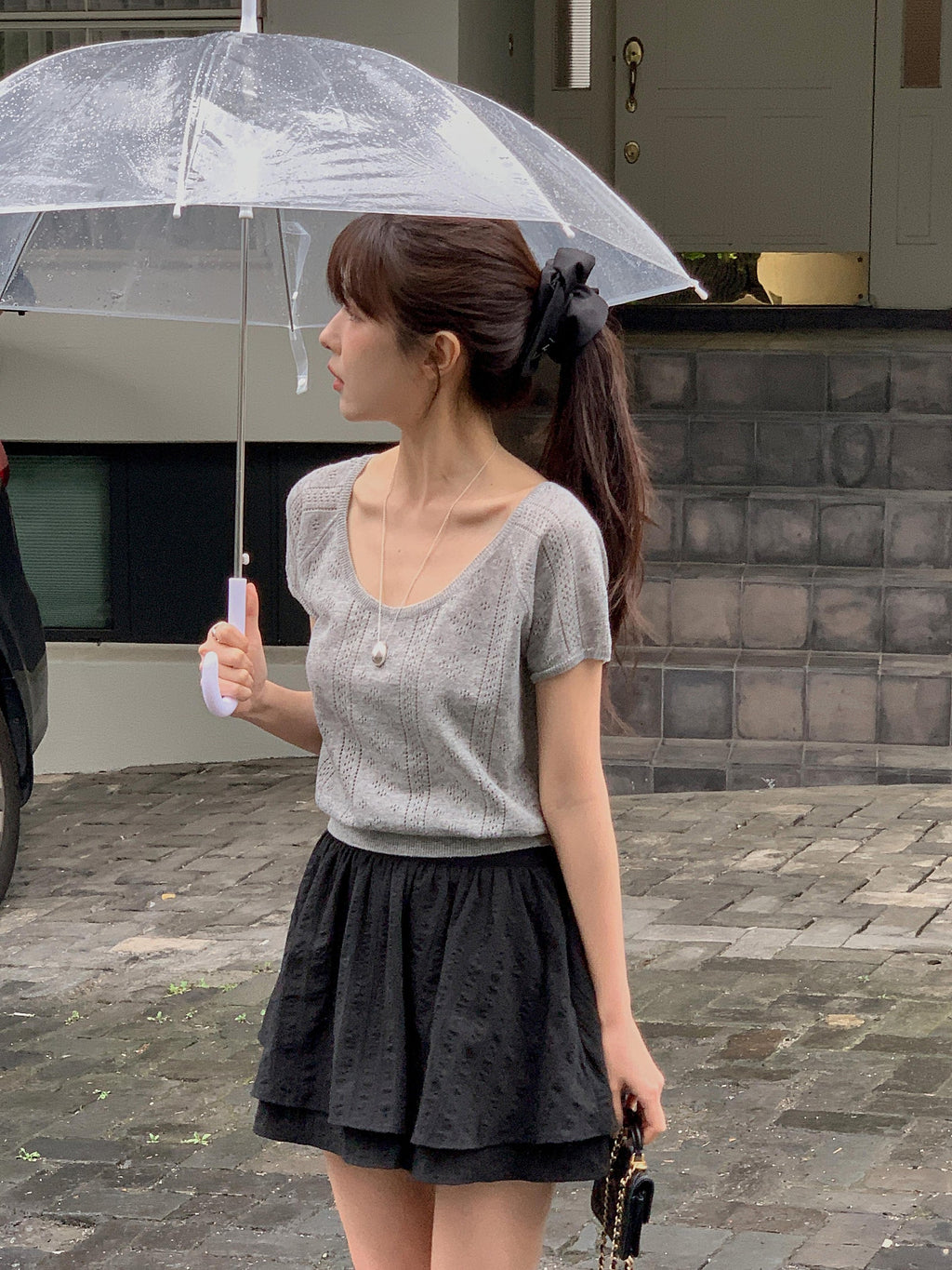 Soda Scoop-Neck Knit