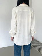 Wrinkle Loose-Fit Skirt