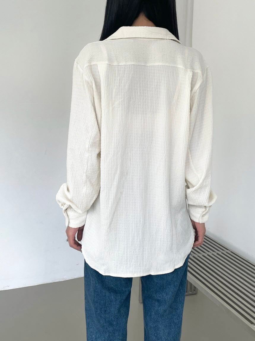 Wrinkle Loose-Fit Skirt