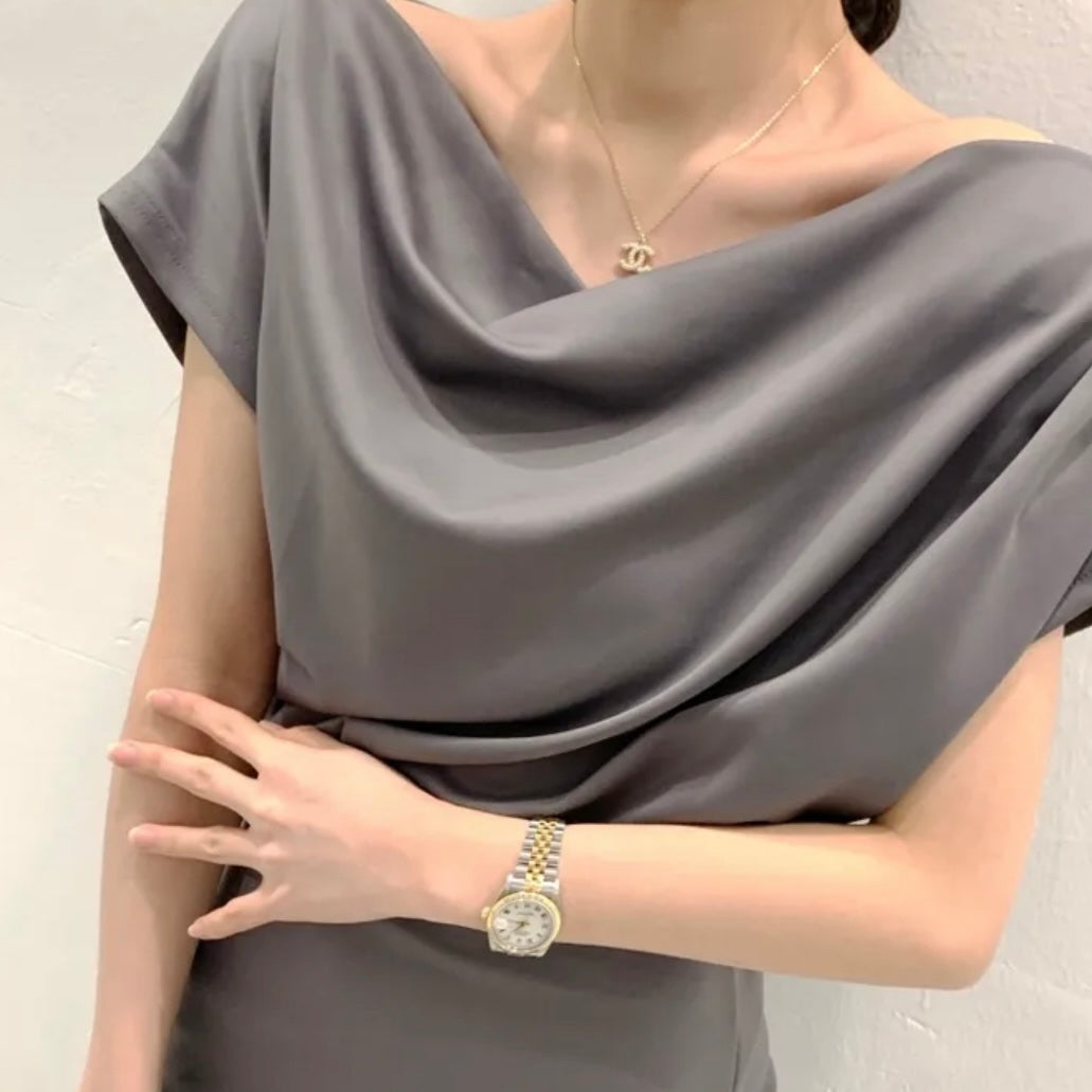 Easel Drape Blouse