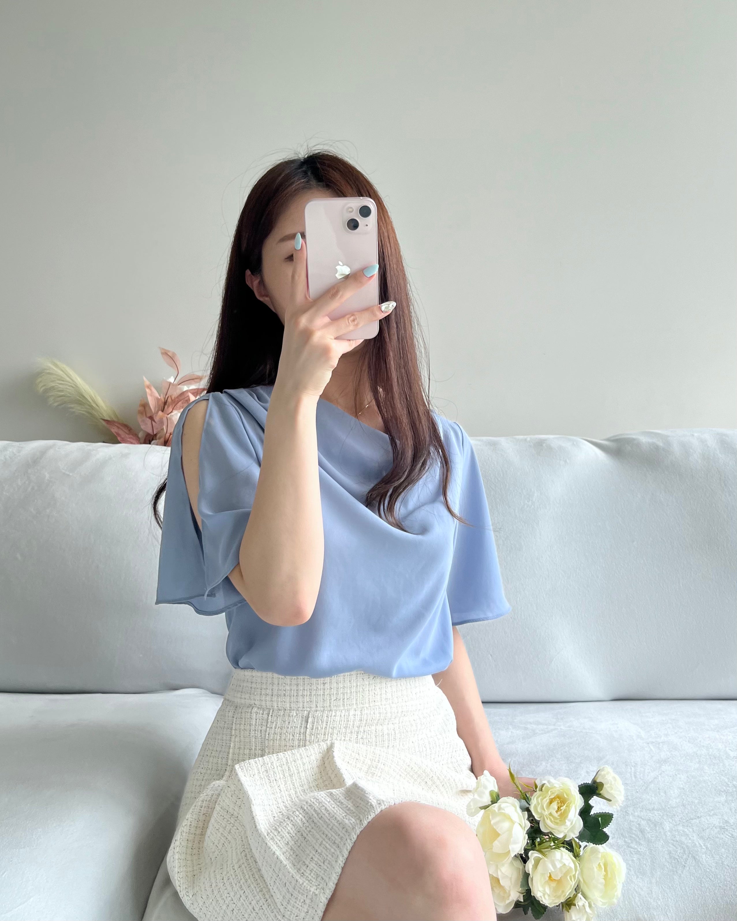 Drape Wing Blouse