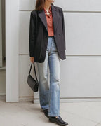 Double-layer One Button Jacket