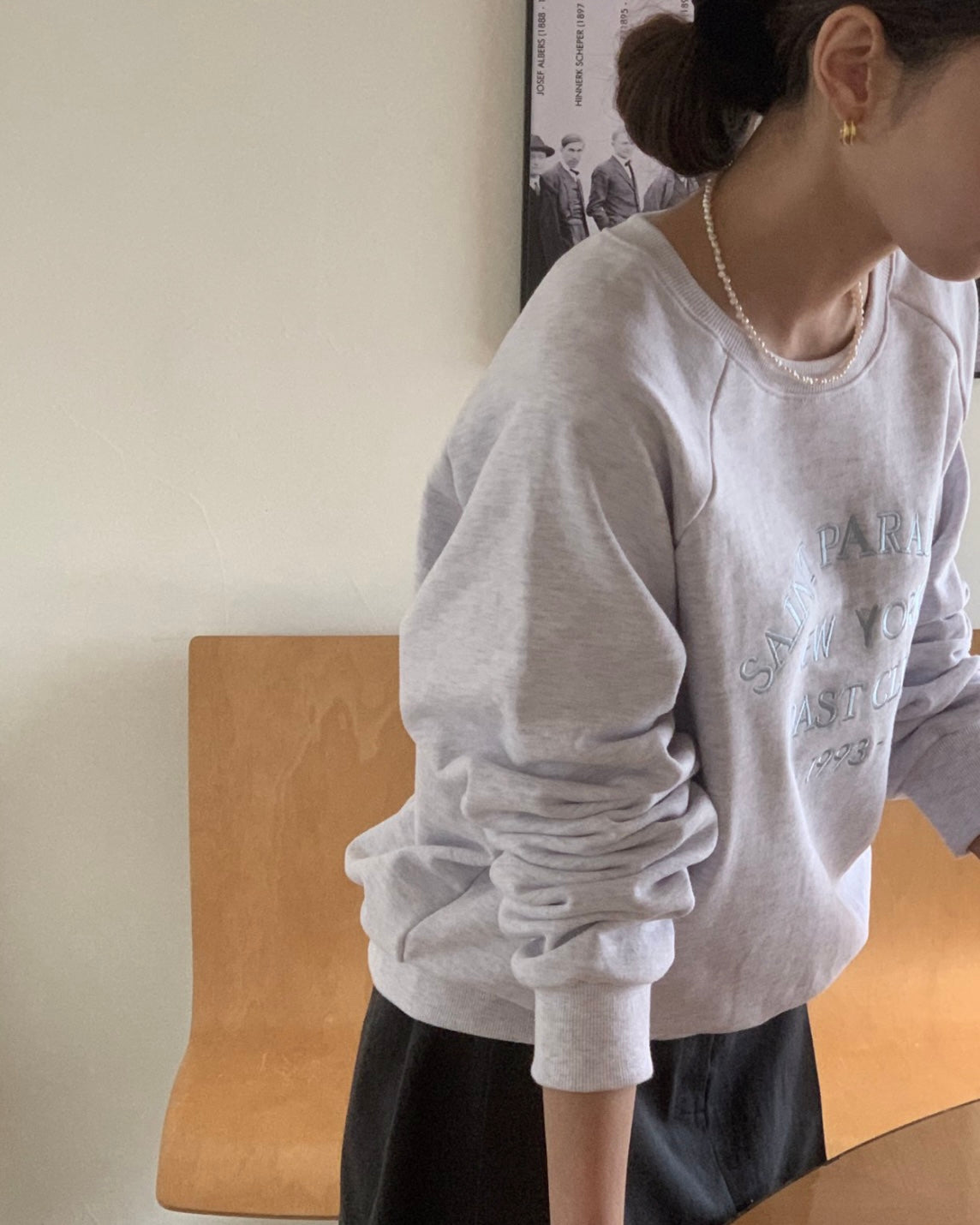 Saint Embroidery Sweatshirt