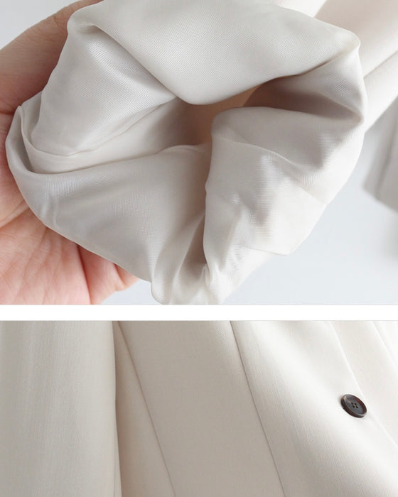 Two-Button Cropped Jacket