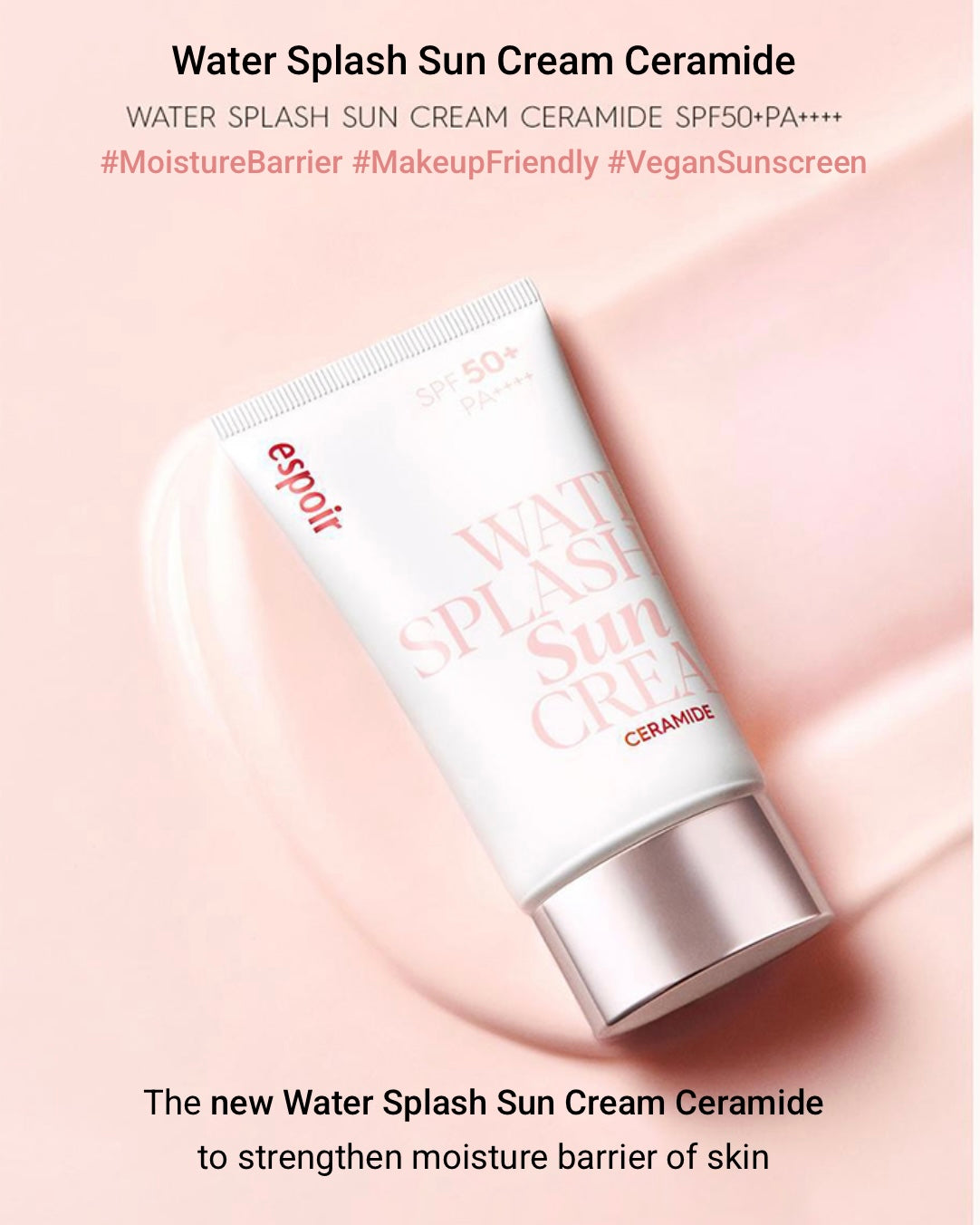[ espoir ] Water Splash Sun Cream Ceramide 60mL