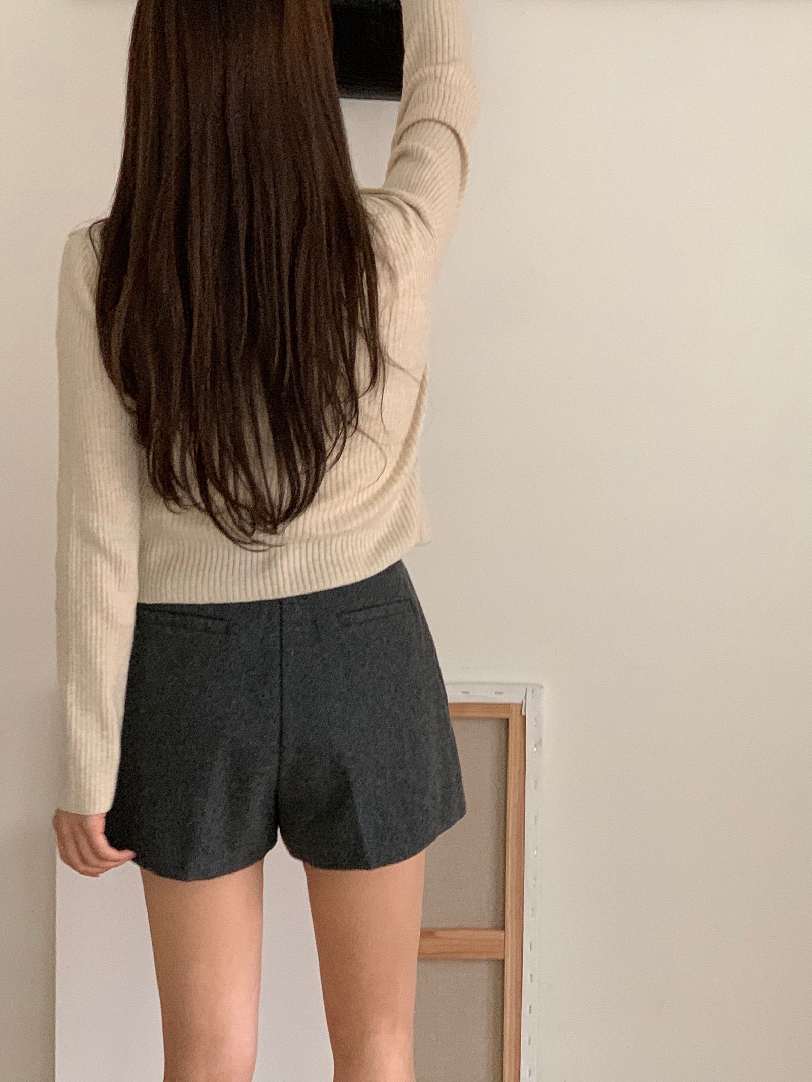 Cashmere Wool Ribbon Cardigan