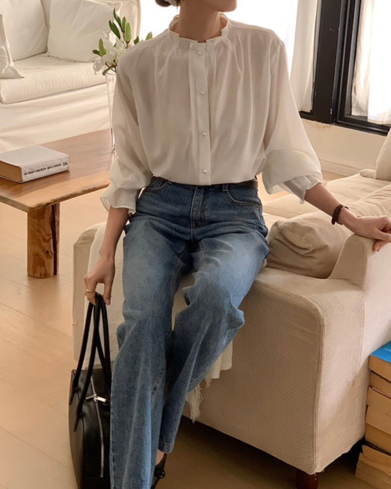 Violet Pearl Blouse