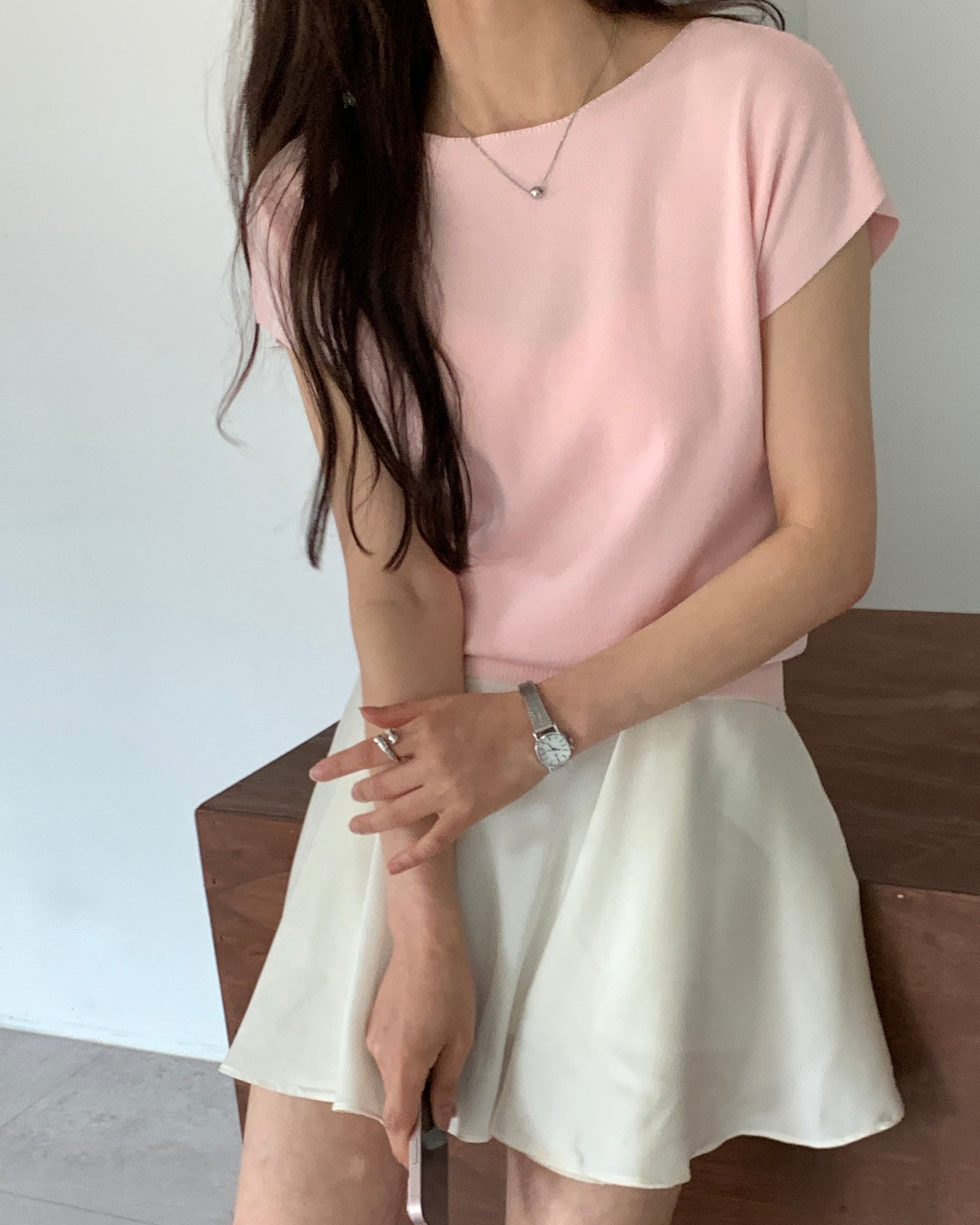 Cool Cap-Sleeve Knit