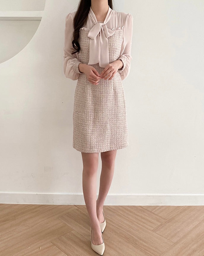 Clara Tweed Dress