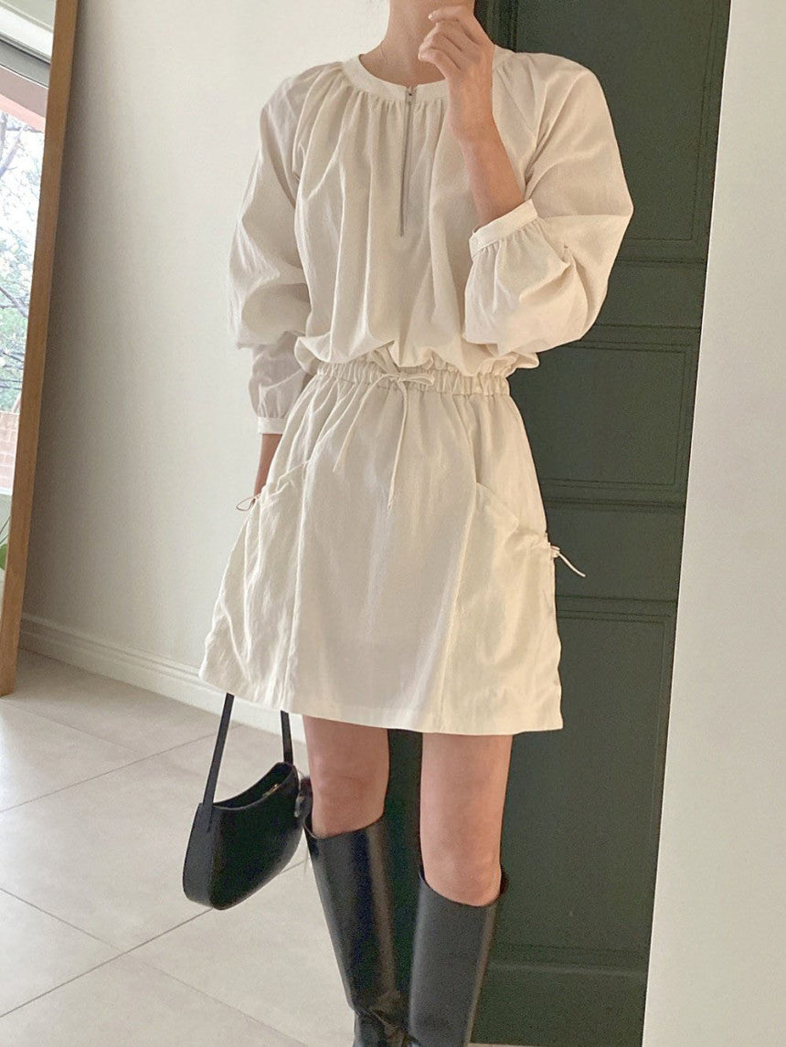 [ Pre-order ] Mine Cargo String Dress