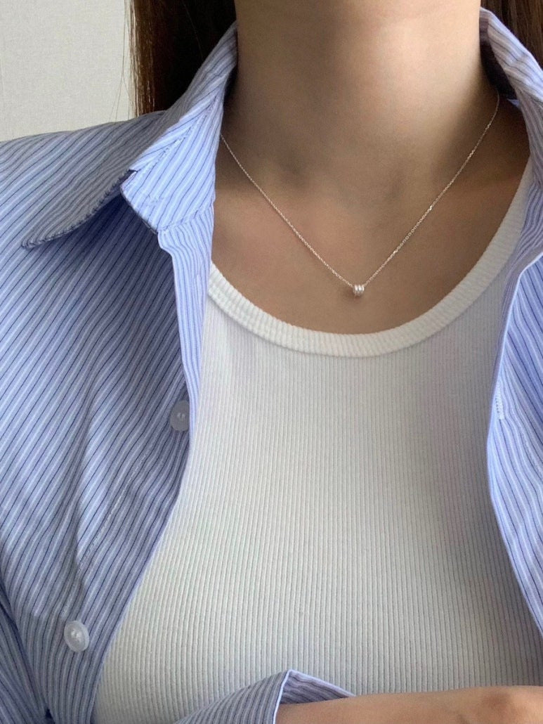 Silver Trio Necklace
