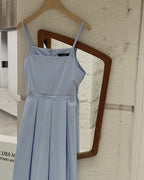 Pleats Sleeveless Dress