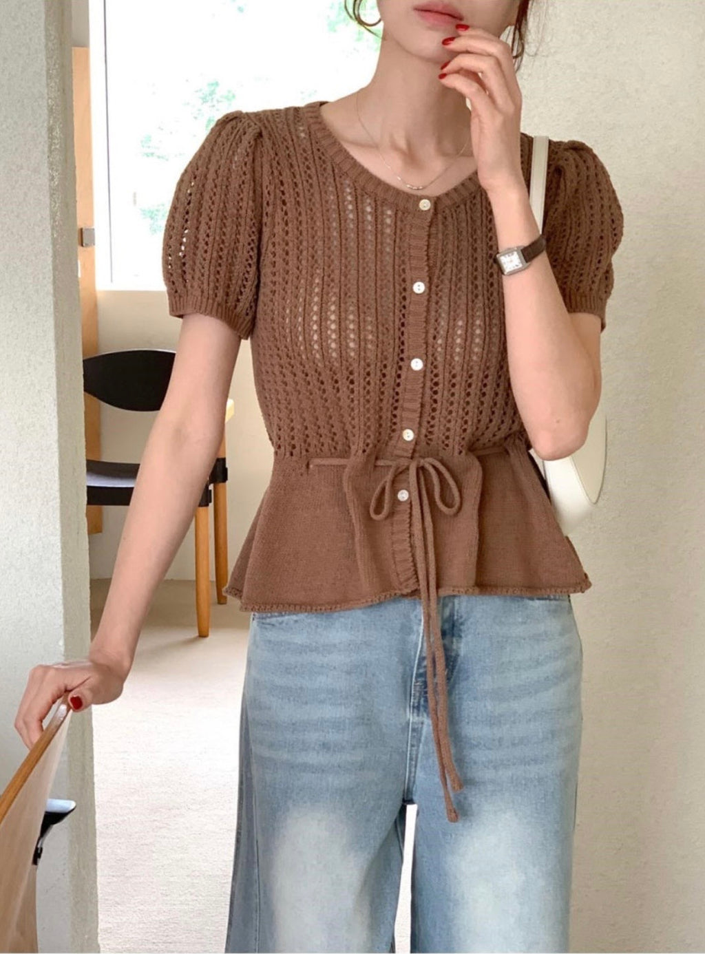 Mocha Knit Cardigan