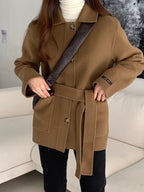 [ Pre-order ] Panna Half Wool Coat