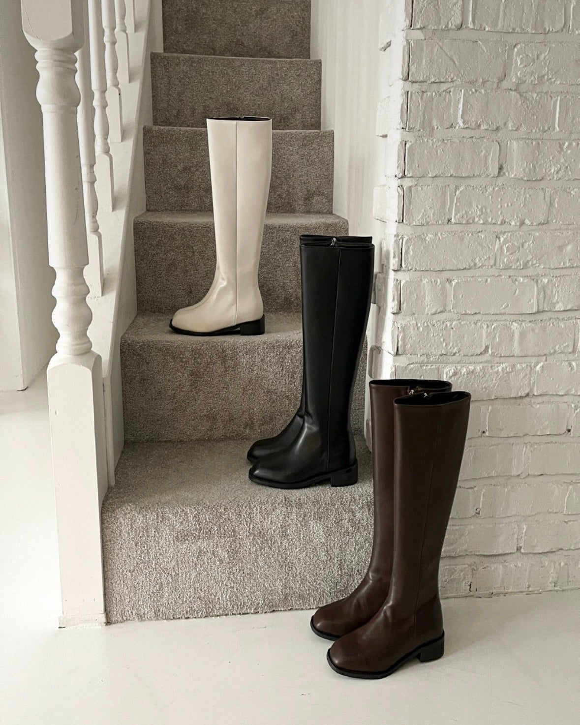 Premium Square Long Boots