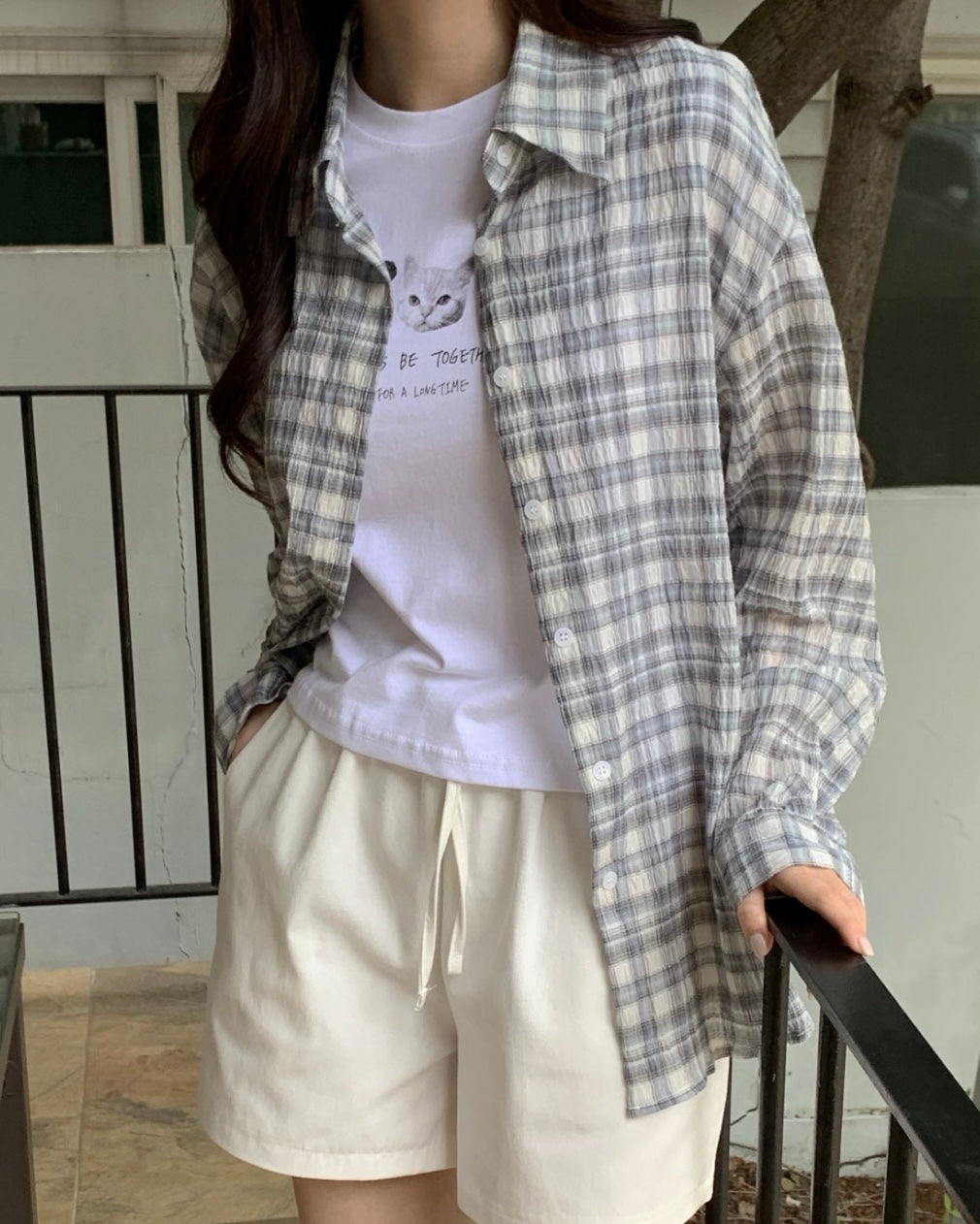 Check Overfit Shirt