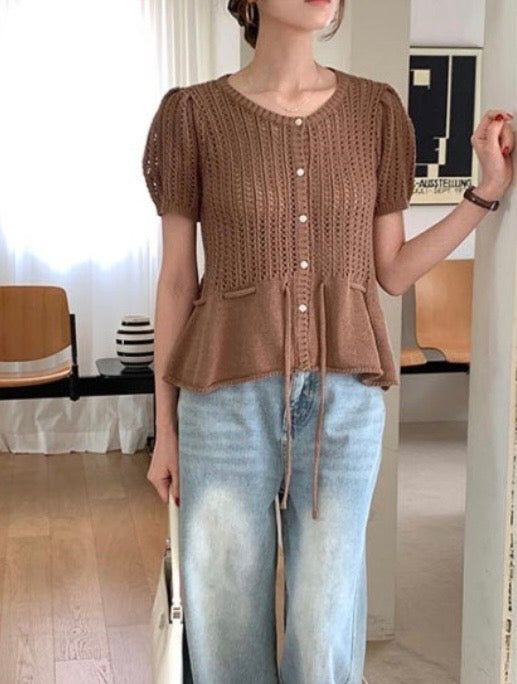 Mocha Knit Cardigan
