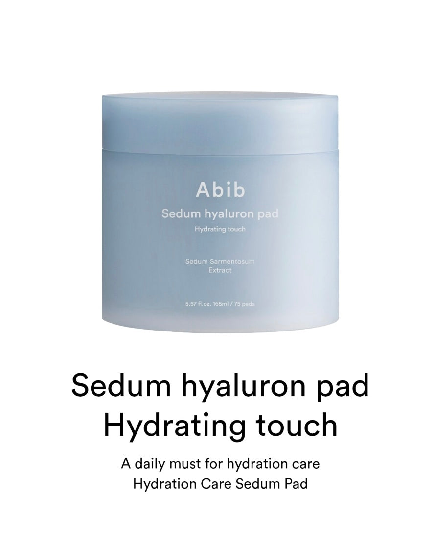 [ Abib ] Sedum Hyaluron Pad Hydrating Touch 75+10 Pads