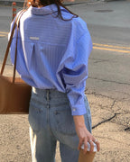 Wrinkle-Free Striped Shirt