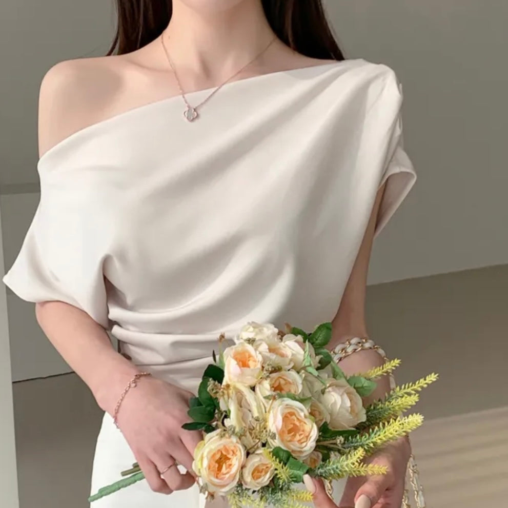 Easel Drape Blouse