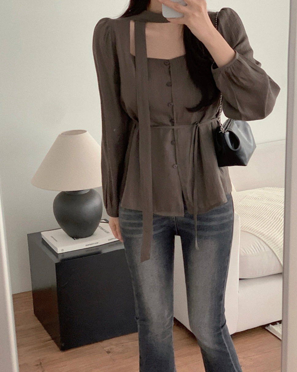Linda Tie Blouse