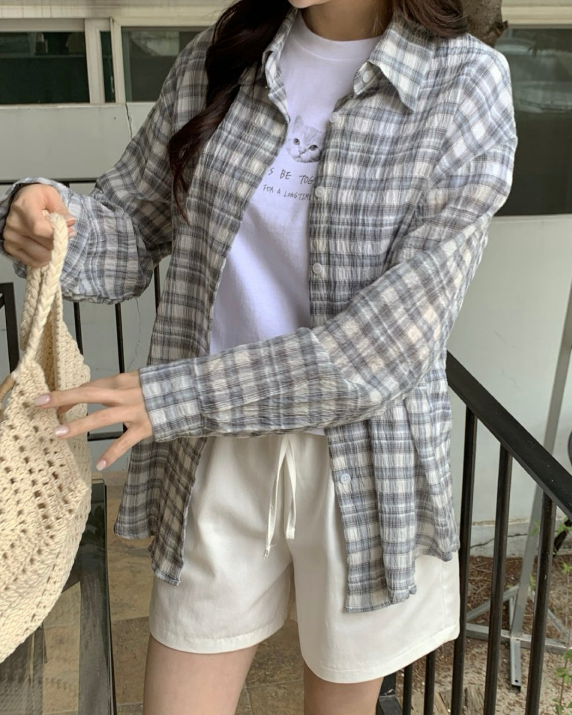 Check Overfit Shirt