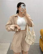 Simple Linen Two-Piece