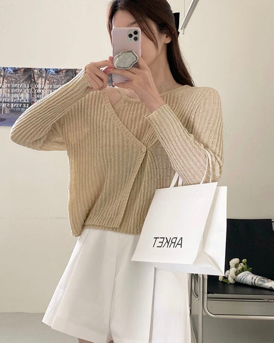 Lucifer Sheer Knitted Top