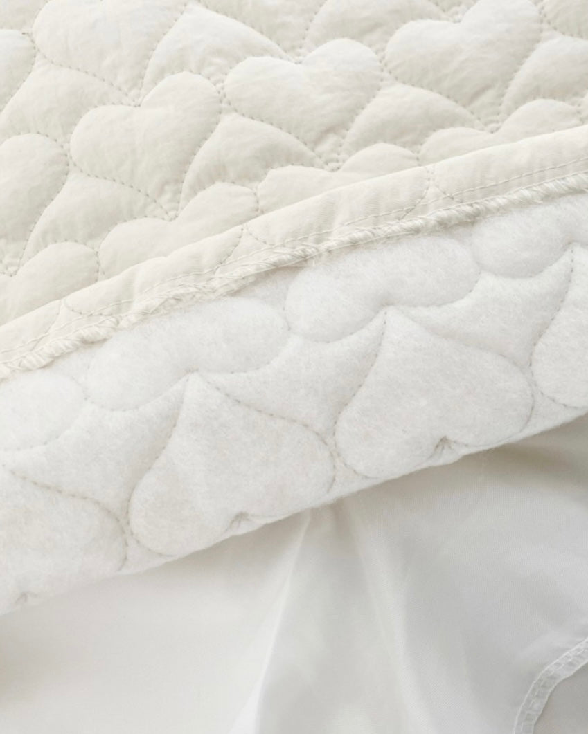 Heart Quilted Baning Skirt
