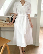 Sailor Cotton Dress