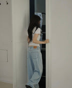 [ M ] Summer Mid-Rise Wide Fit Jeans