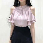 Frill Off-Shoulder Blouse