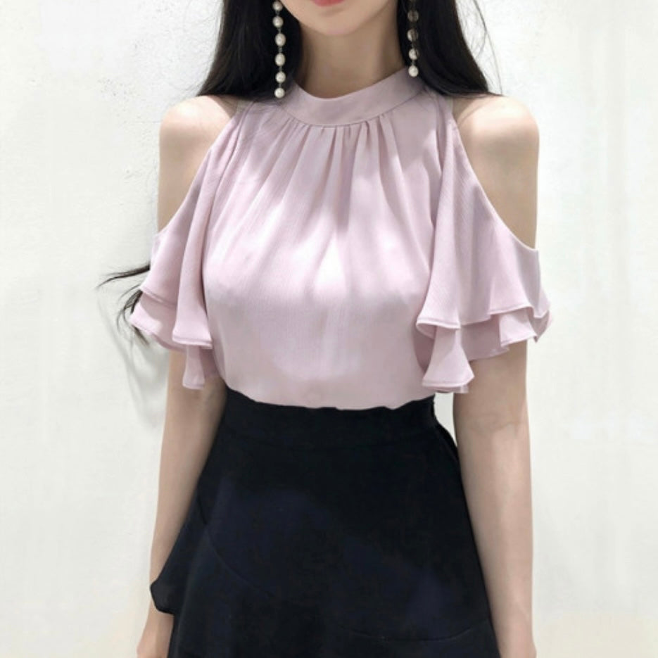 Frill Off-Shoulder Blouse