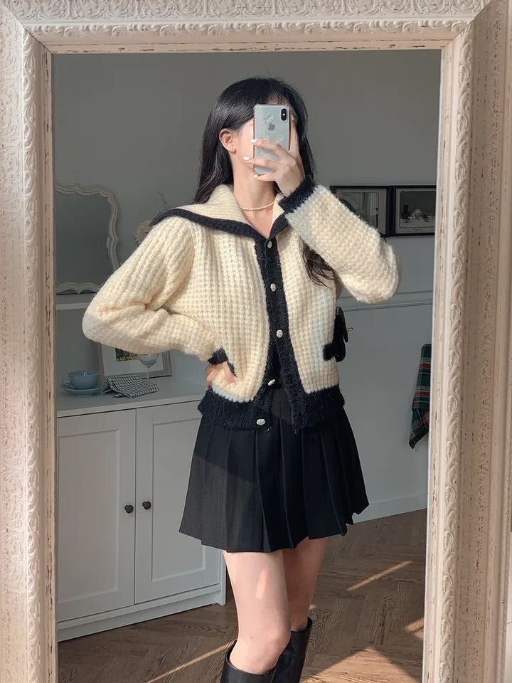 Waffle Cardigan