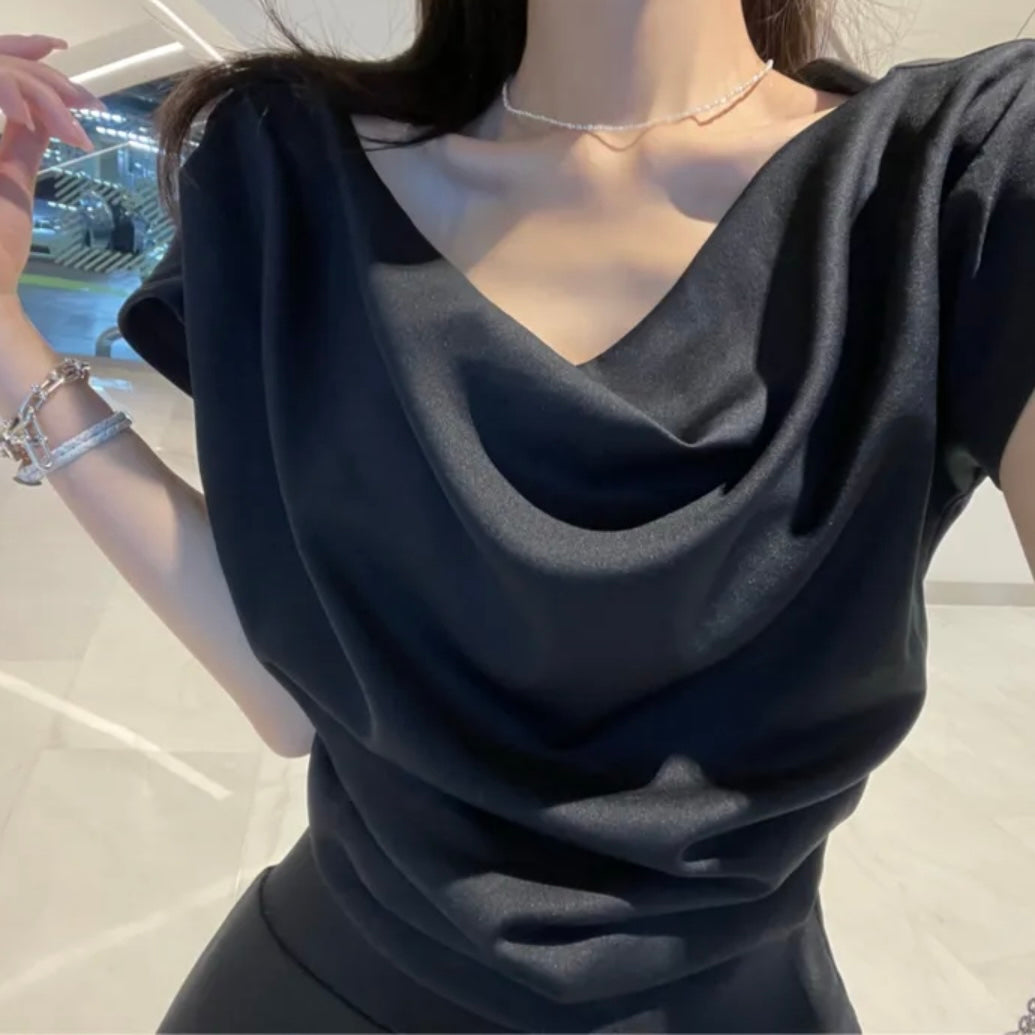 Easel Drape Blouse