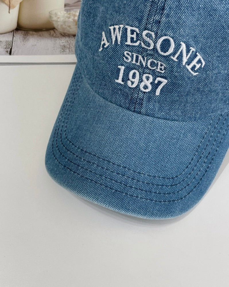 Awesone Denim Ball Cap