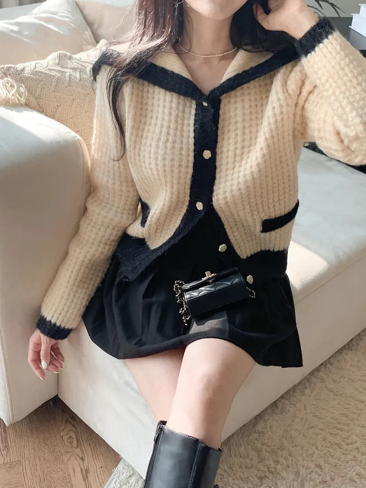 Waffle Cardigan