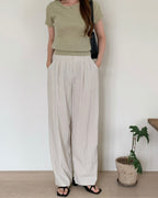 Summer Pin-Tuck Slacks