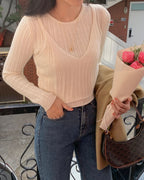 Tony Layered Knit Top