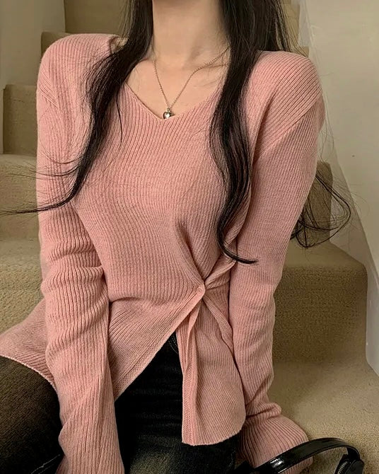 Bamboo Button Knit