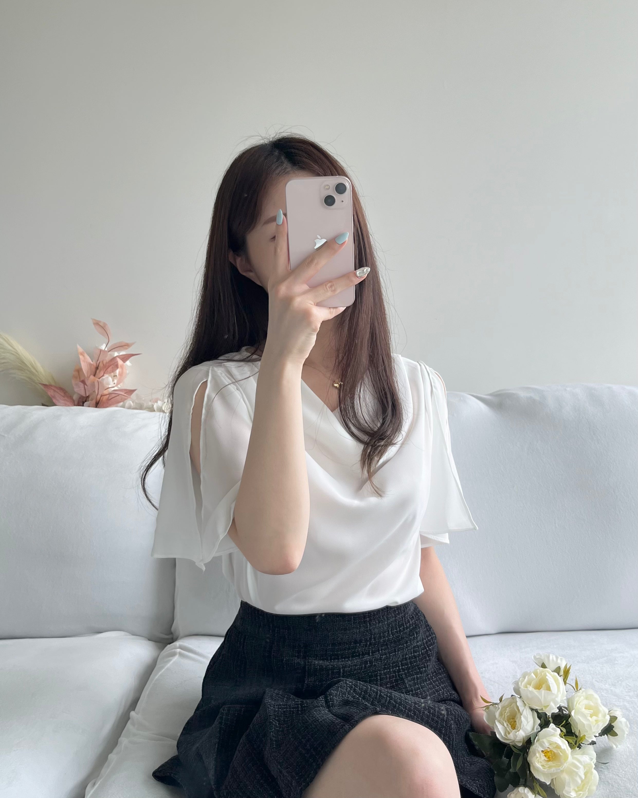 Drape Wing Blouse
