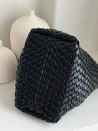 Aria Basket Woven Tote (+Pouch)